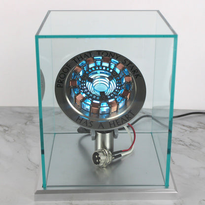 Iron Man Arc Reactor Lighted Full-Scale Prop Replica with Acrylic Case