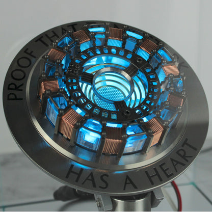 Iron Man Arc Reactor Lighted Full-Scale Prop Replica with Acrylic Case