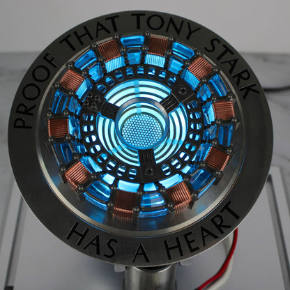 Iron Man Arc Reactor Lighted Full-Scale Prop Replica with Acrylic Case