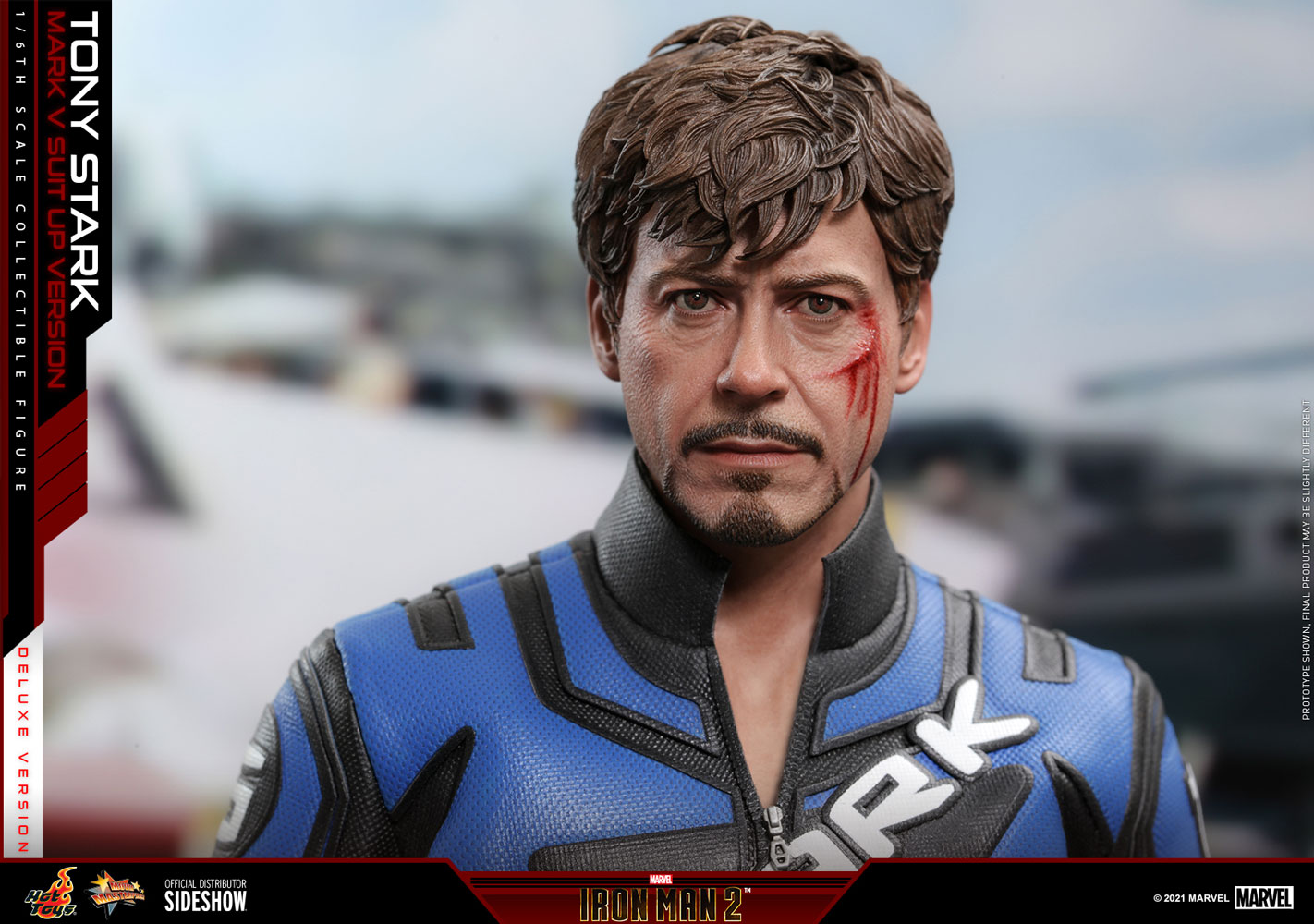 *Pre-Order* Tony Stark (Mark V Suit-Up Version) Marvel Deluxe Ver. 1:6 Figure by Hot Toys
