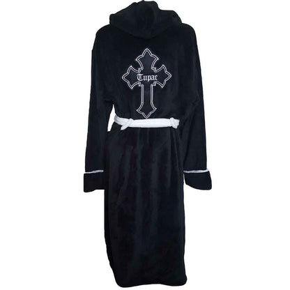 Tupac Cross Plush Robe
