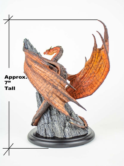 The Lord of the Rings The Hobbit Smaug The Magnificent Mini Statue by Weta Workshop