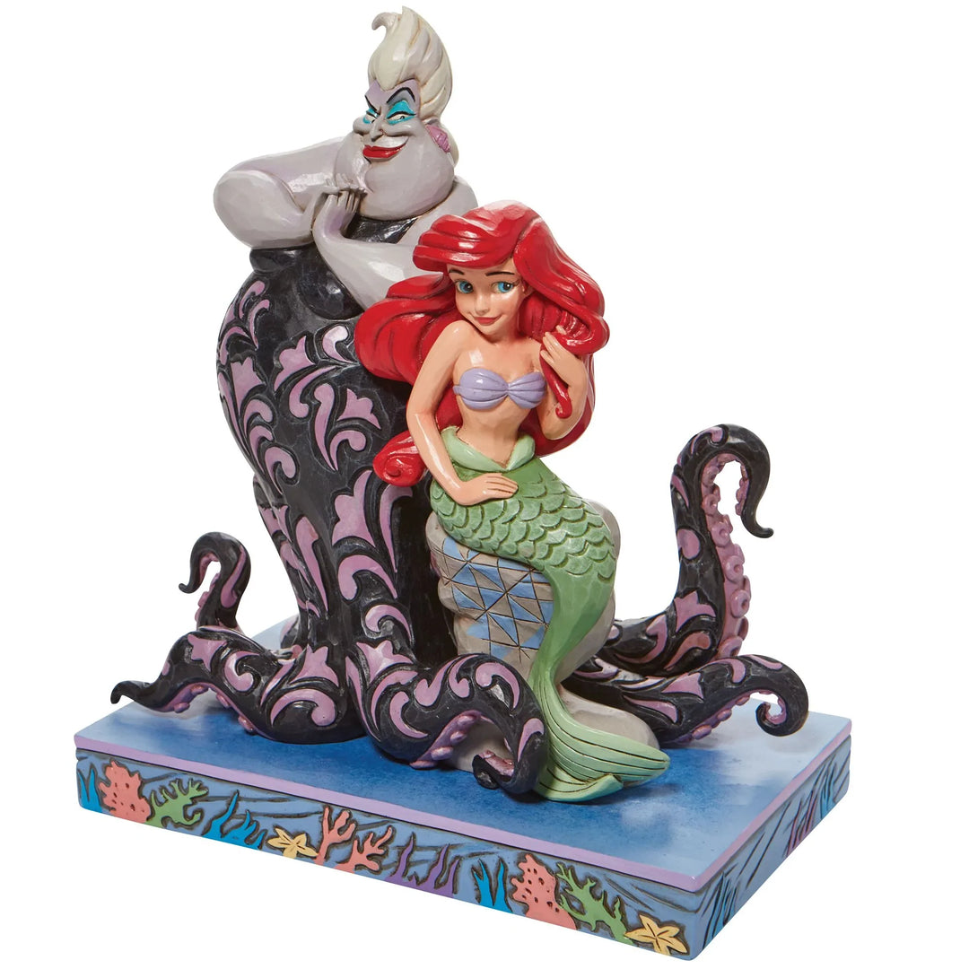 Disney Traditions Ariel &amp; Ursula "Wicked and Wishful" Statue by Jim Shore