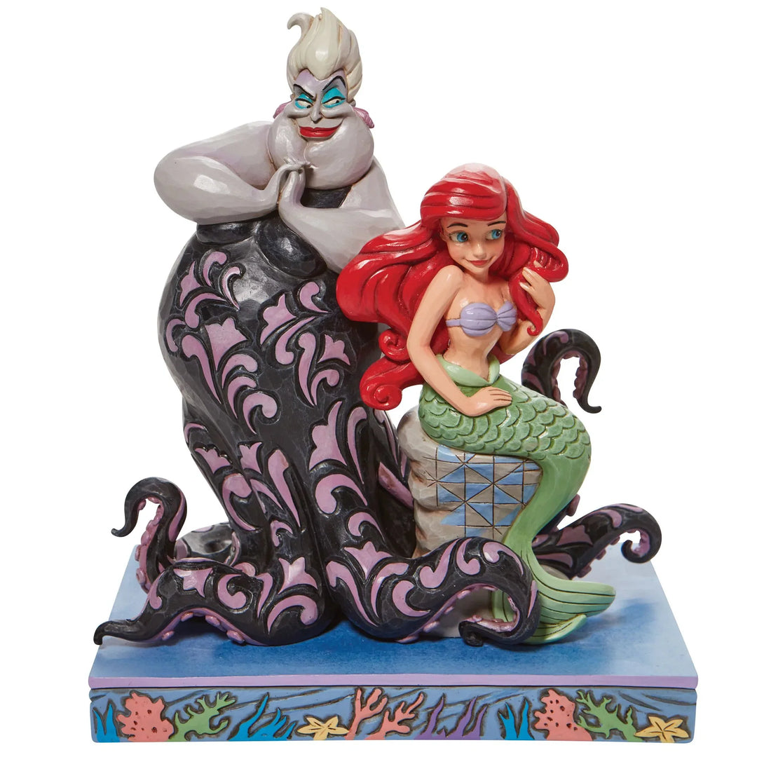Disney Traditions Ariel &amp; Ursula "Wicked and Wishful" Statue by Jim Shore