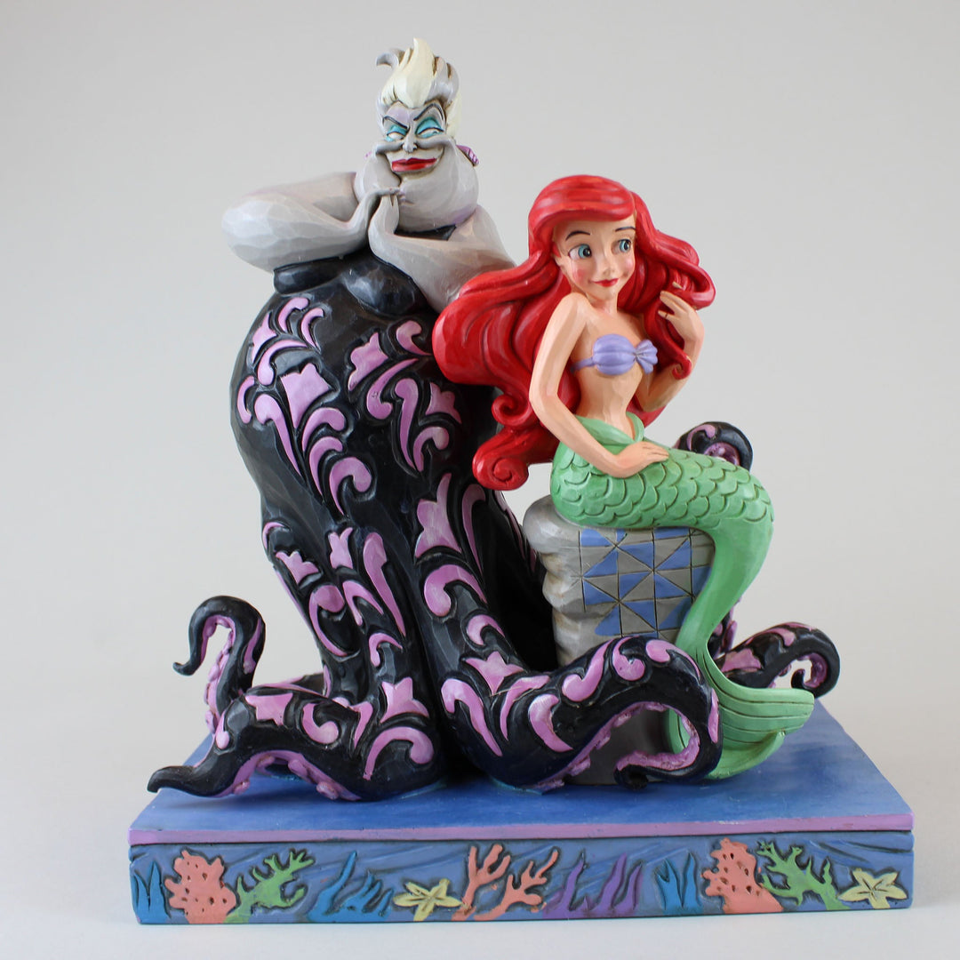 Ariel &amp; Ursula "Wicked and Wishful" Jim Shore Disney Traditions Statue