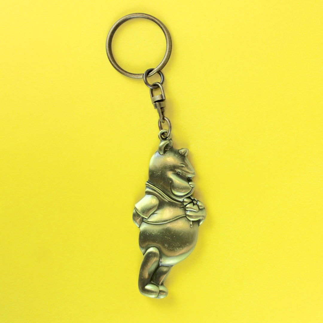 Winnie the Pooh (Disney) Large Brass Keychain
