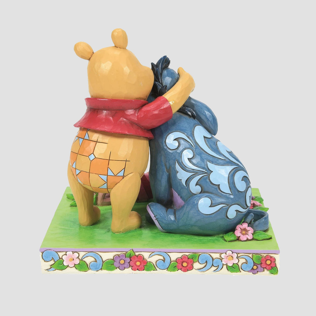 Winnie the Pooh "Here Together, Friends Forever" Disney Traditions Statue