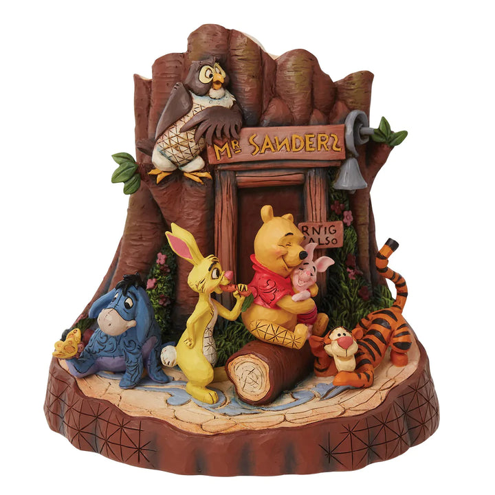 Winnie the Pooh Carved by Heart Jim Shore Disney Traditions Statue