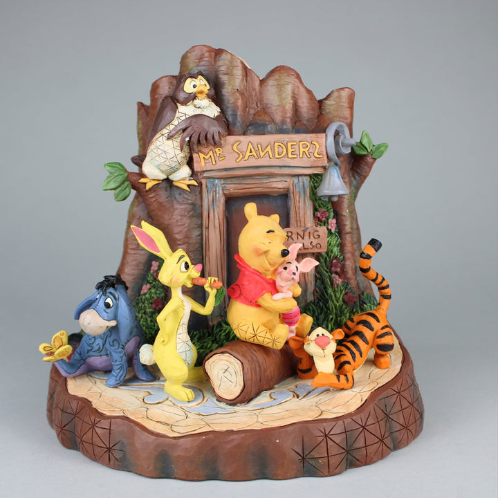 Winnie the Pooh Carved by Heart Jim Shore Disney Traditions Statue