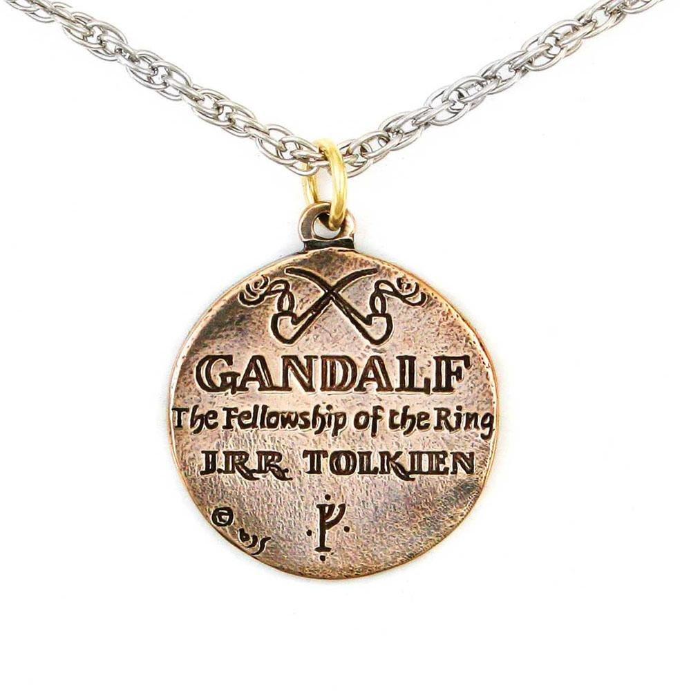 Lord of the Rings Wisdom of Gandalf™ Bronze Pendant
