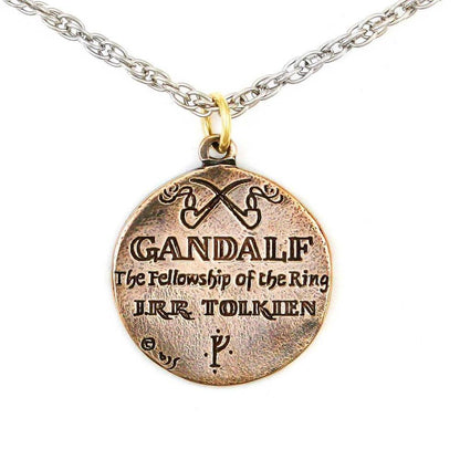 Lord of the Rings Wisdom of Gandalf™ Bronze Pendant