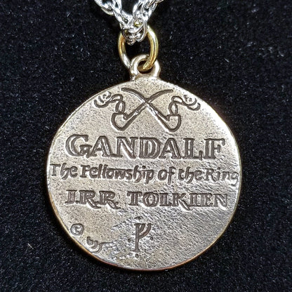 Lord of the Rings Wisdom of Gandalf™ Bronze Pendant