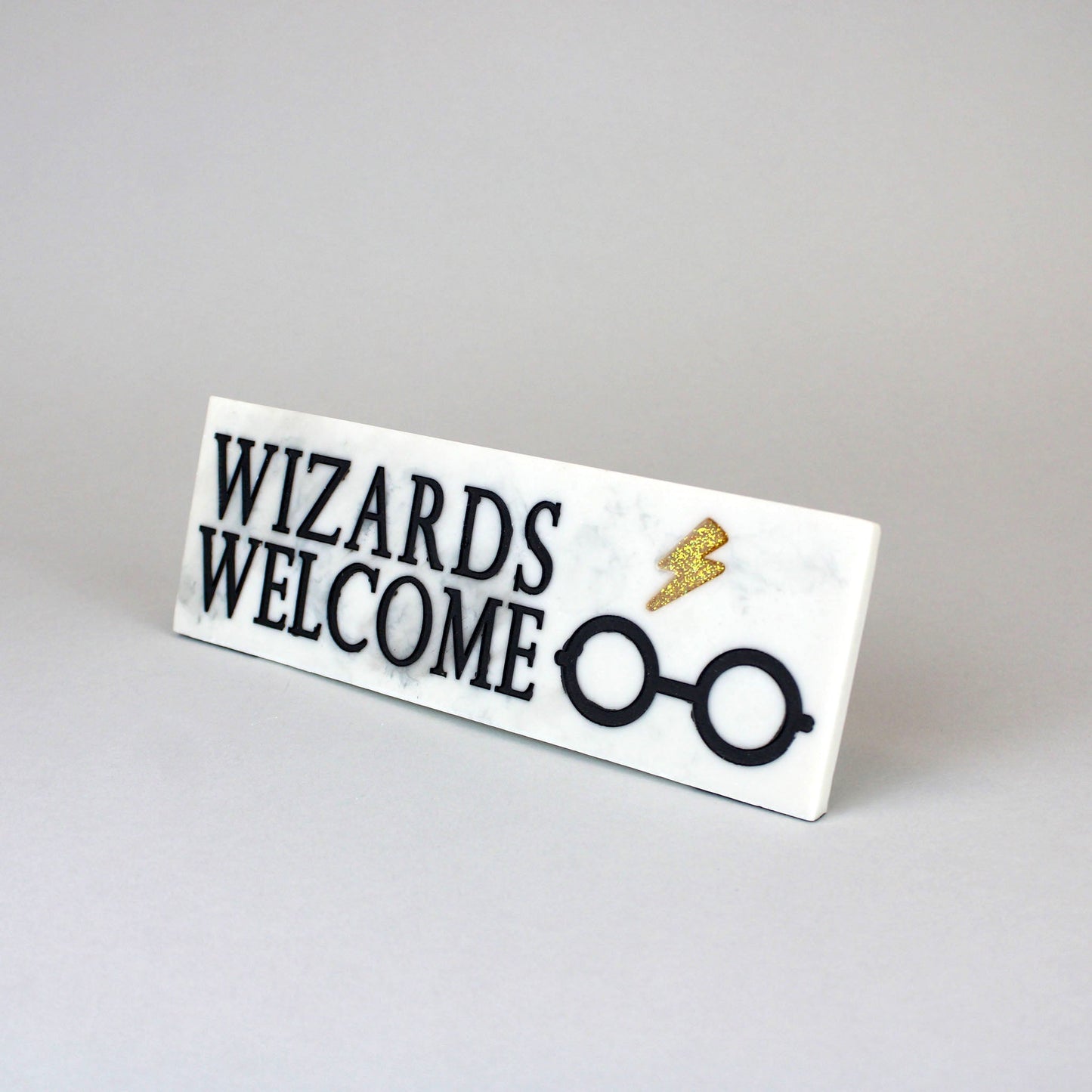 Harry Potter Wizards Welcome Hogwarts Desk Sign