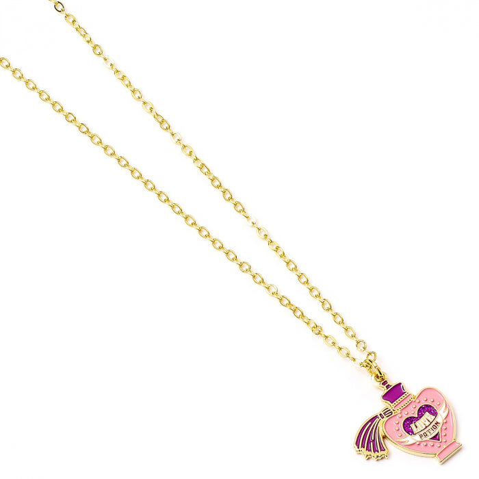 Love Potion Charm (Harry Potter) Metal Enamel Necklace with Glitter Detail